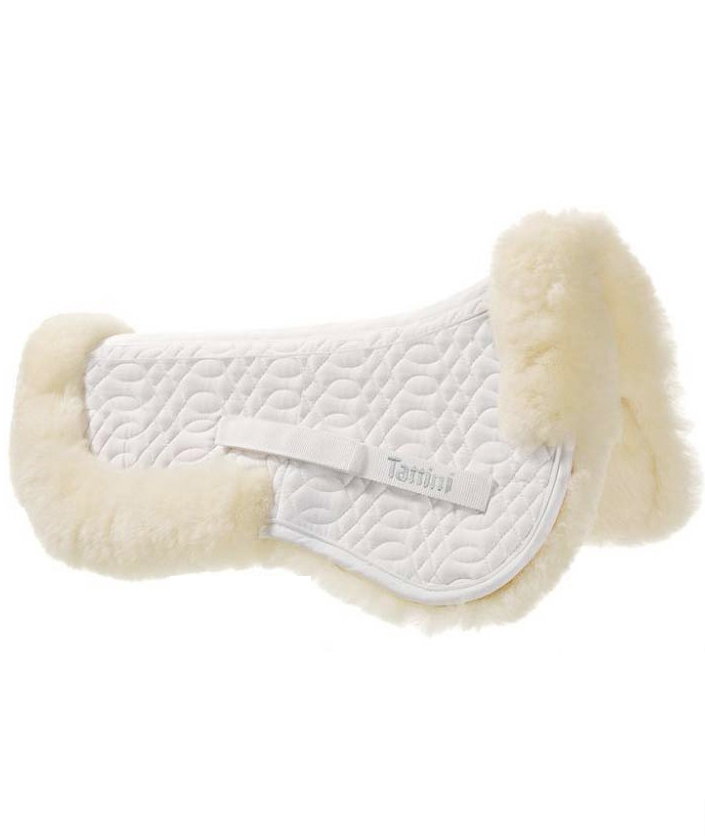 Tattini Weiß Sattelpad Mit Kanal - Bild 3