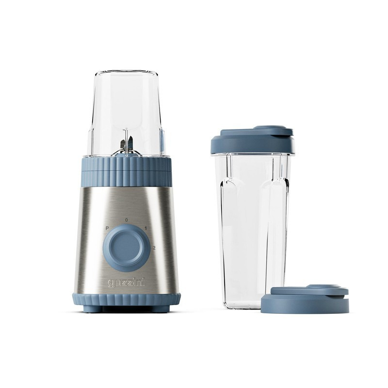 Coco Portabler Mixer "Sous Chef" Mit Zwei Bechern – Blau Navy, 12,2X13,5X35,3
