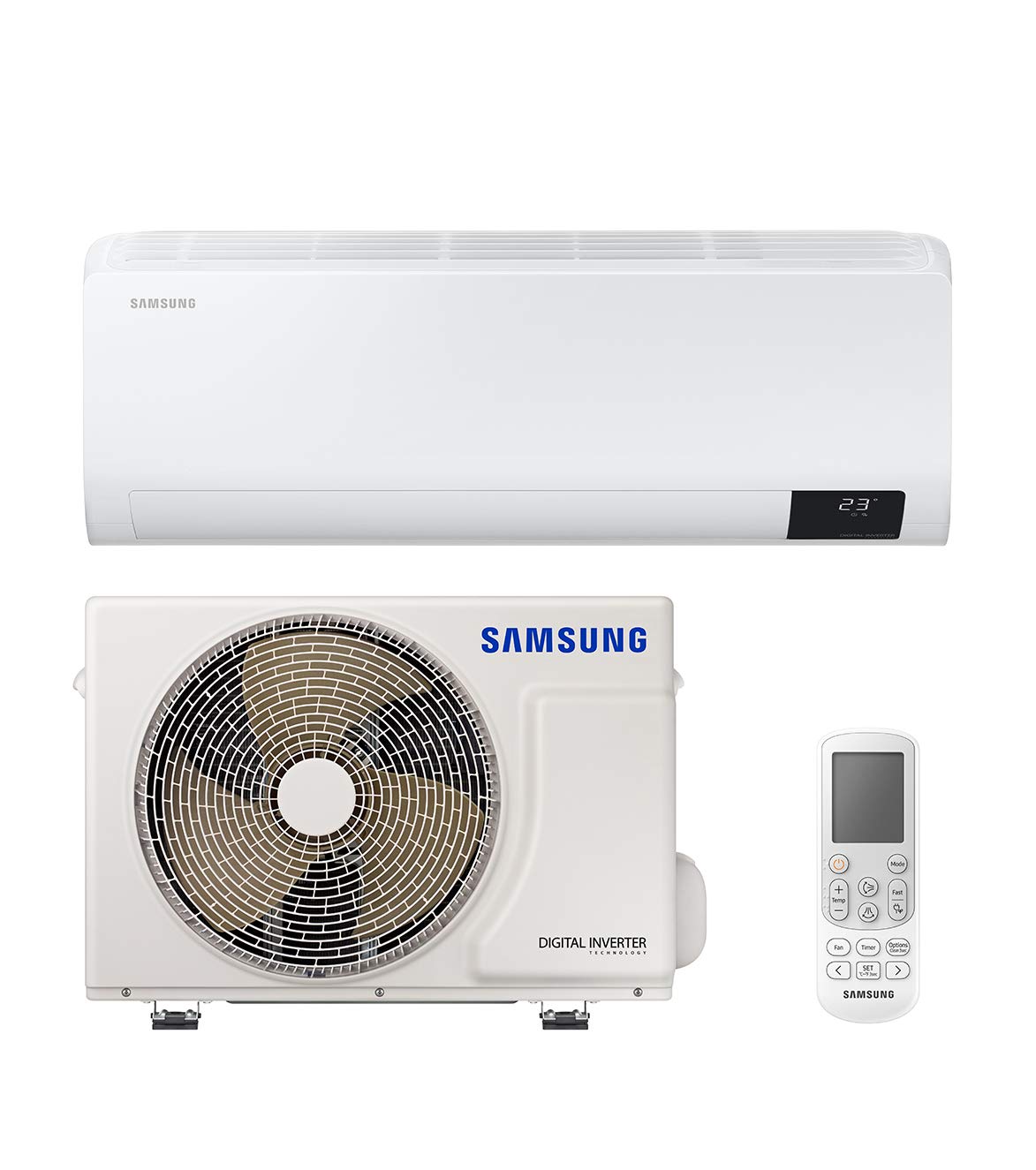 Samsung F-ar09lzn Luzon Condizionatore Fisso Monosplit Inverter 9000 Btu Classe A++ A+ 19 Db Colore Bianco