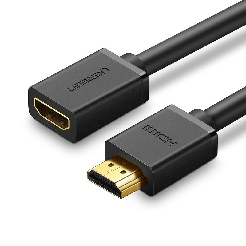 Joom Ugreen Schwarz Kabel Hdmi Stecker Zu Hdmi Buchse Hd107, Full Hd, 3D, 1M (Schwarz) - Bild 5