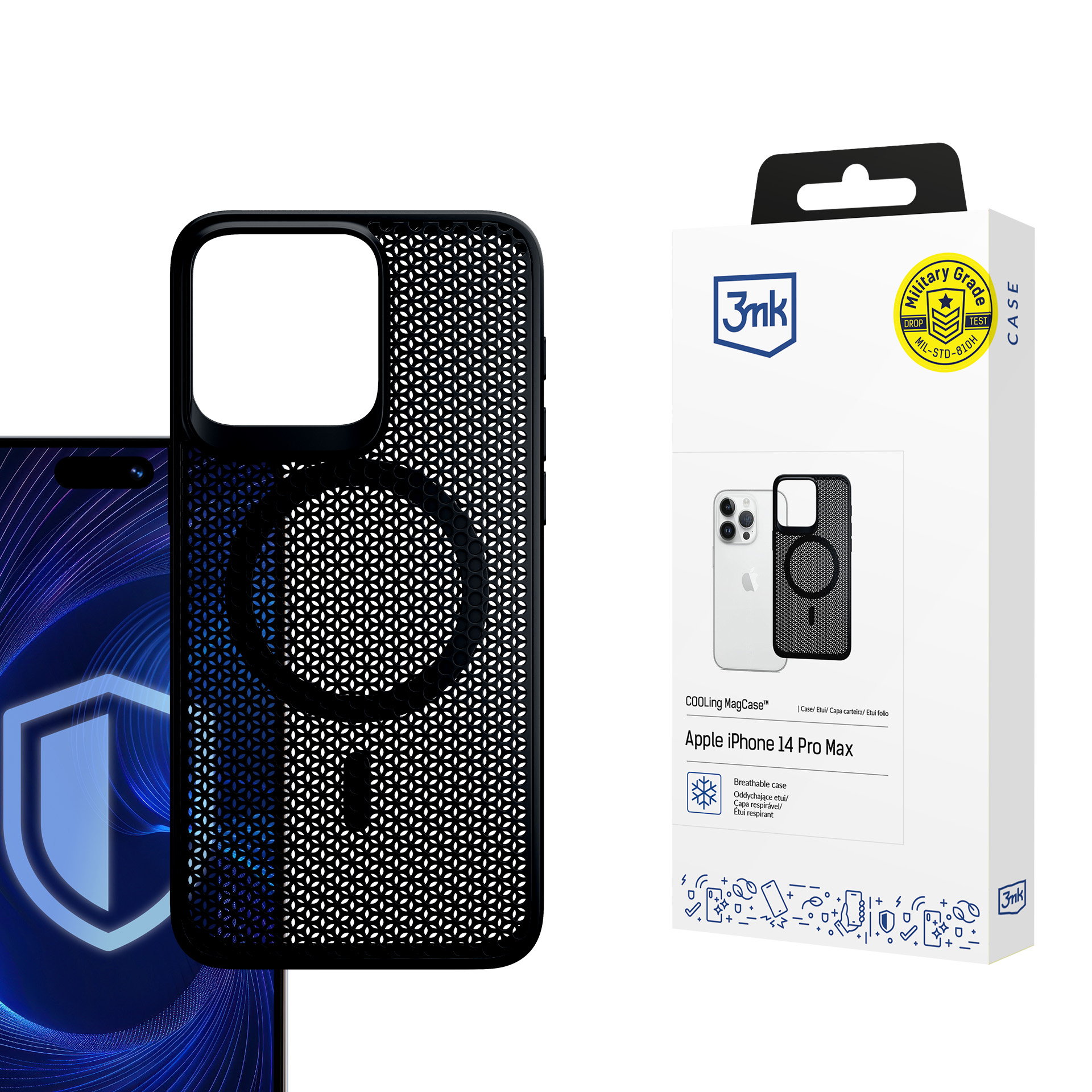 Oem Weiß Apple Iphone 14 Pro Max - 3Mk Cooling Magcase