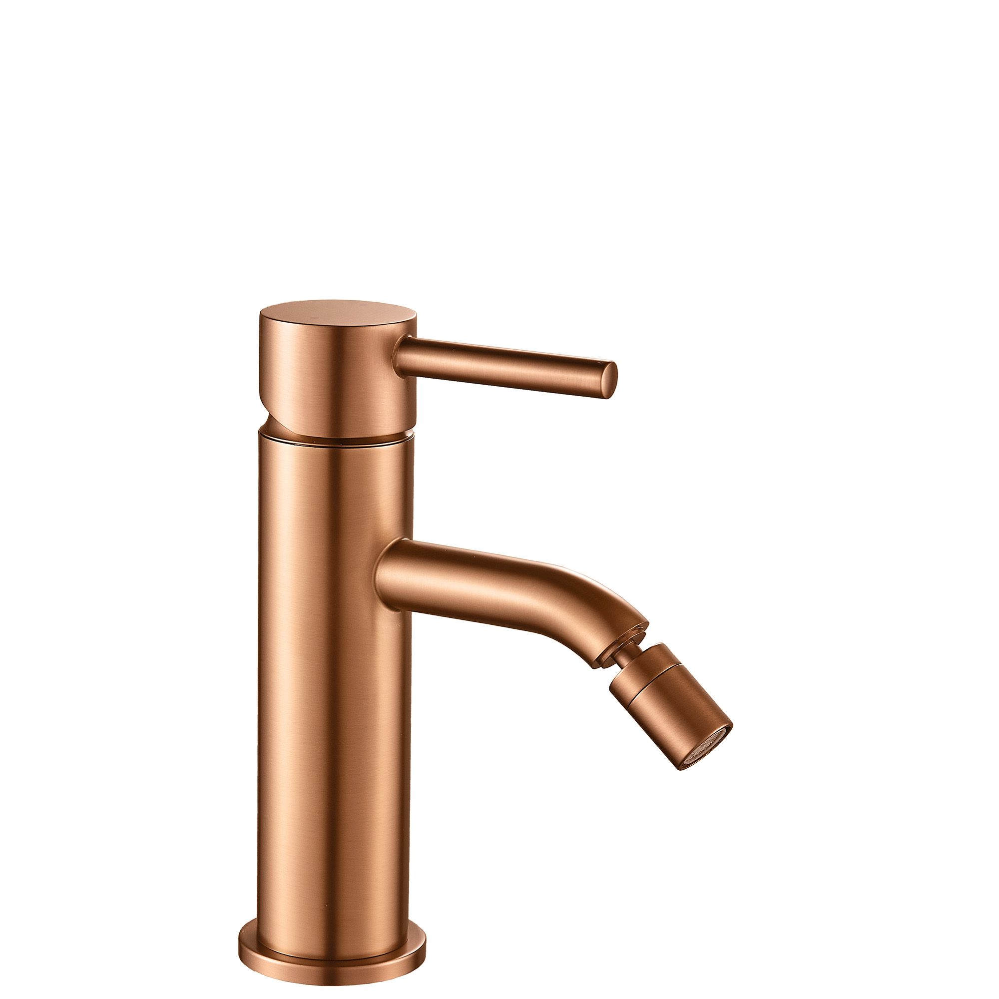 Bidet Faucet Rea Lungo Brushed Copper