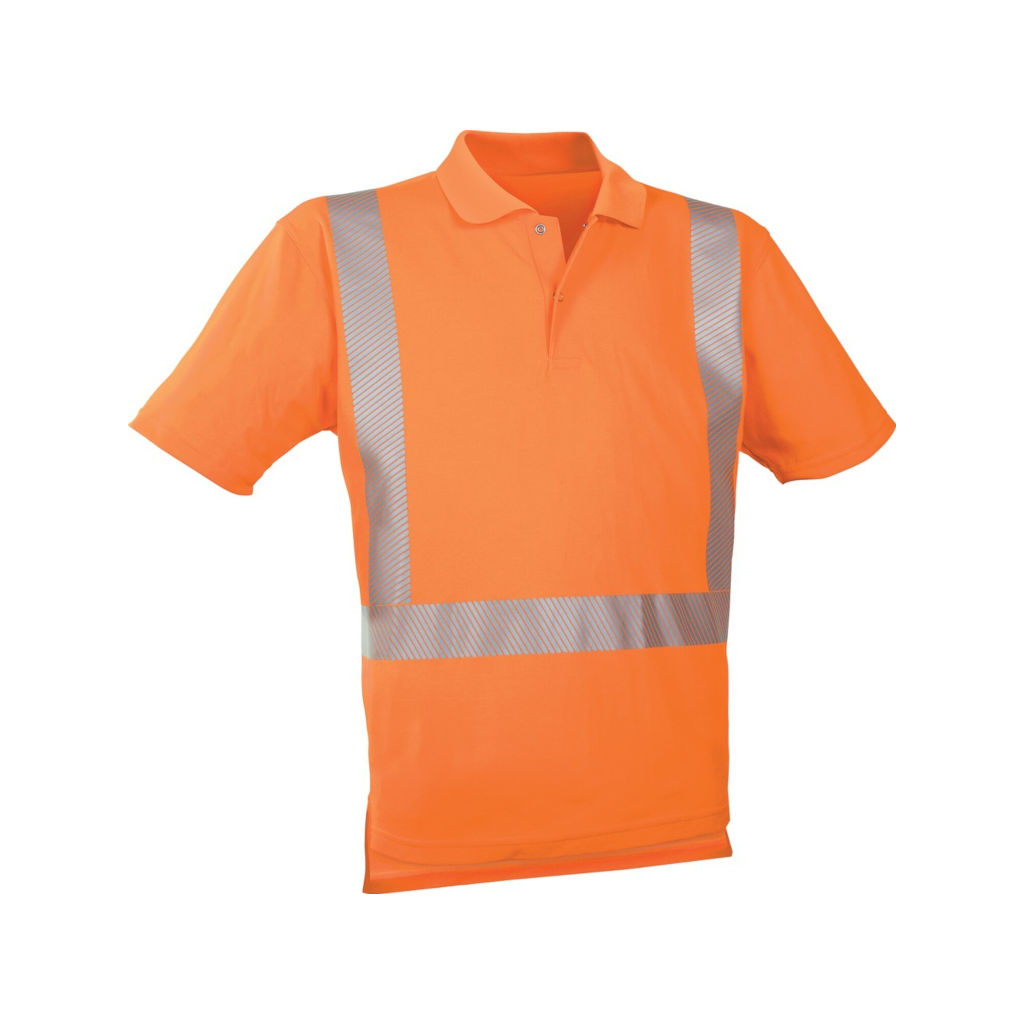 Watex Orange Warn-Polo-Shirt Leucht, Gr. L