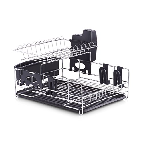 Zeller 27272 Scolapiatti Acciaio Inox, 42 X 33 X 25 Cm