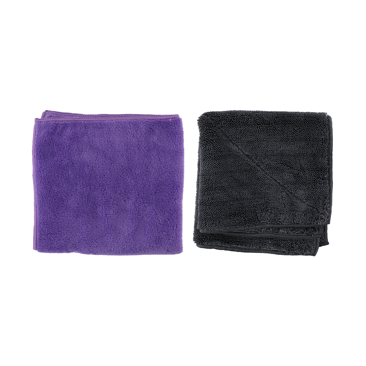 Dunlop Lot De 2 Chiffon Microfibre Xl 36x36cm, Ultra-absorbant 660gsm, Lavable & Réutilisable, Polissage, Nettoyage Sec & Humide