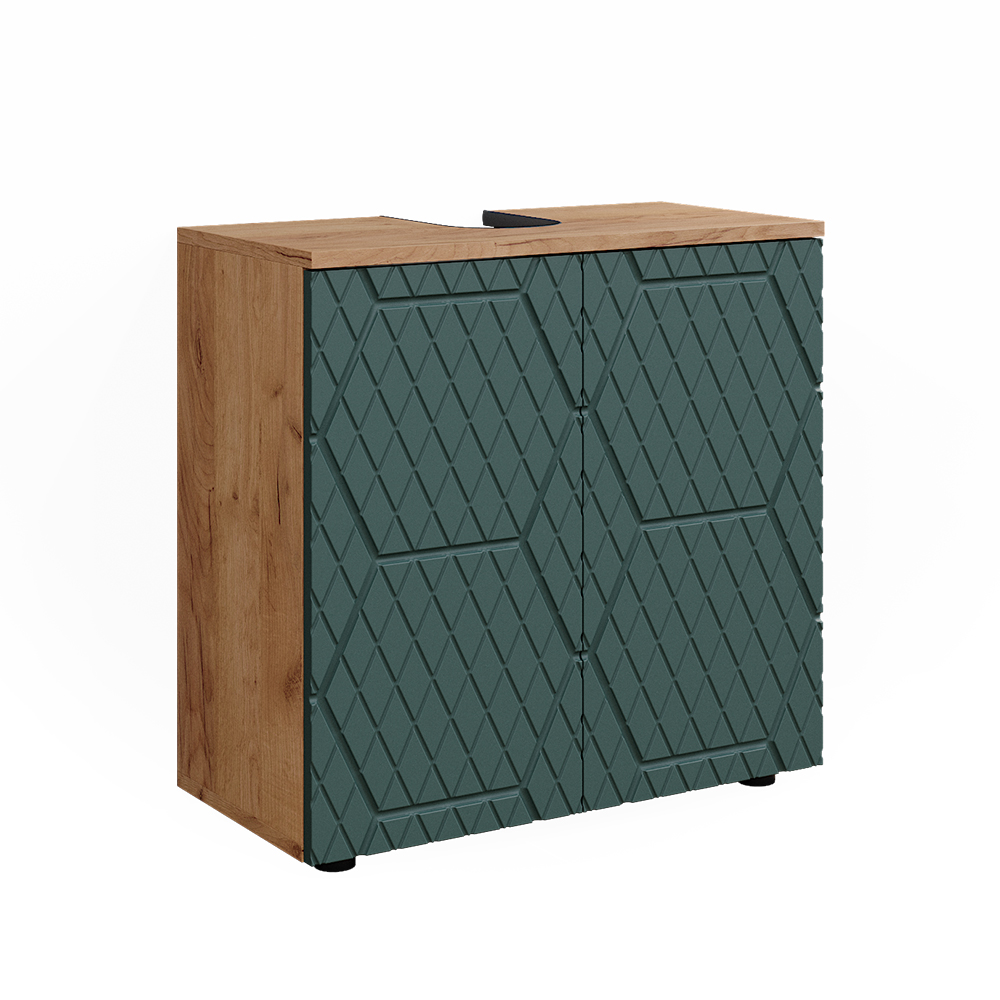 Mobiletto Irma, Verde, 60 X 59 Cm Vicco