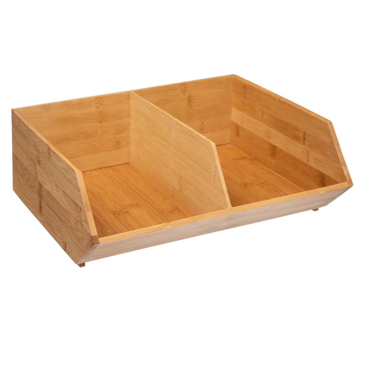 5Five Simply Smart Organizer Aus Bambus, 2 Fächer - 5five Simple Smart