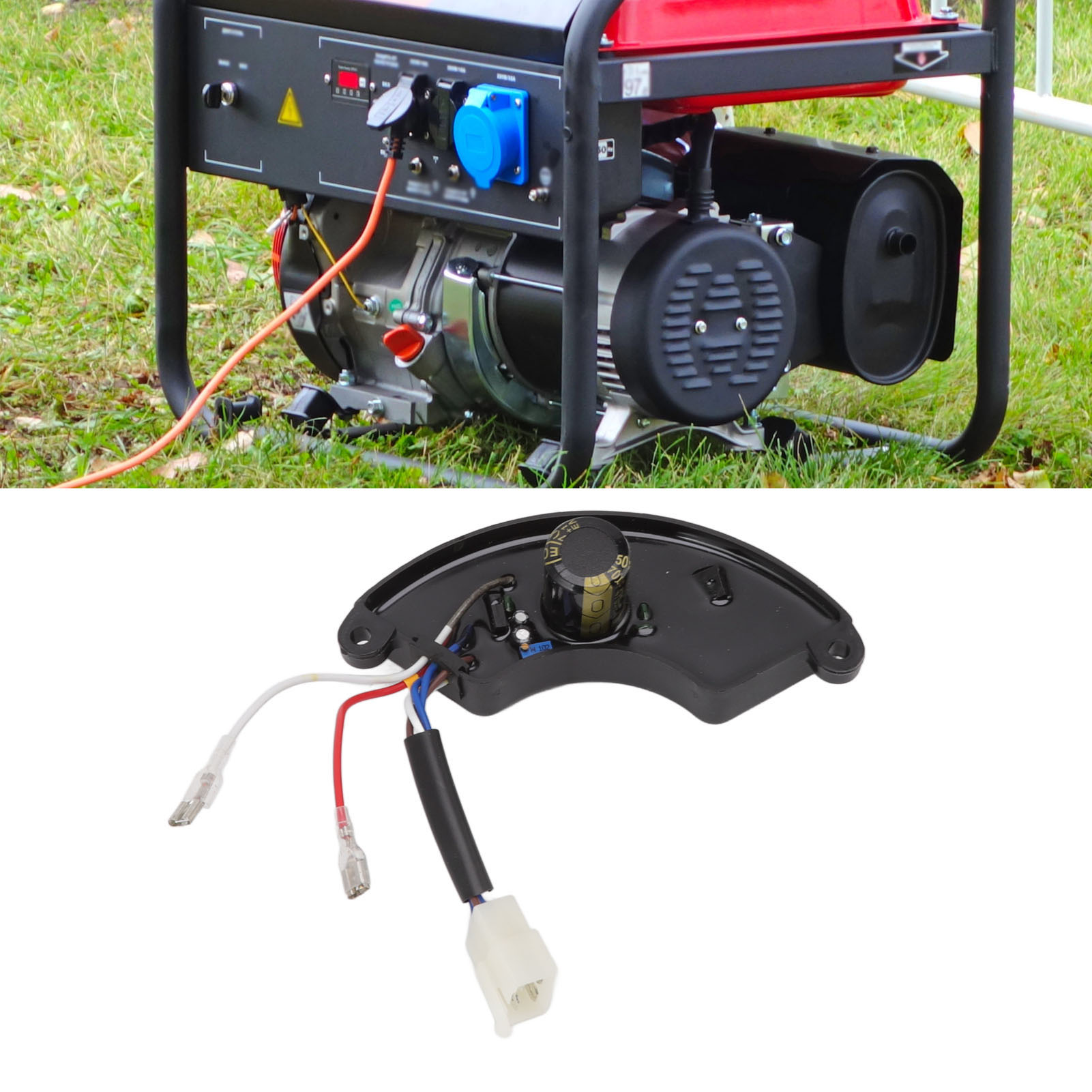 Régulateur automatique de tension AVR 5 kW 220 V pour groupe électrogène monophasé, fixation 14 cm, 226 g