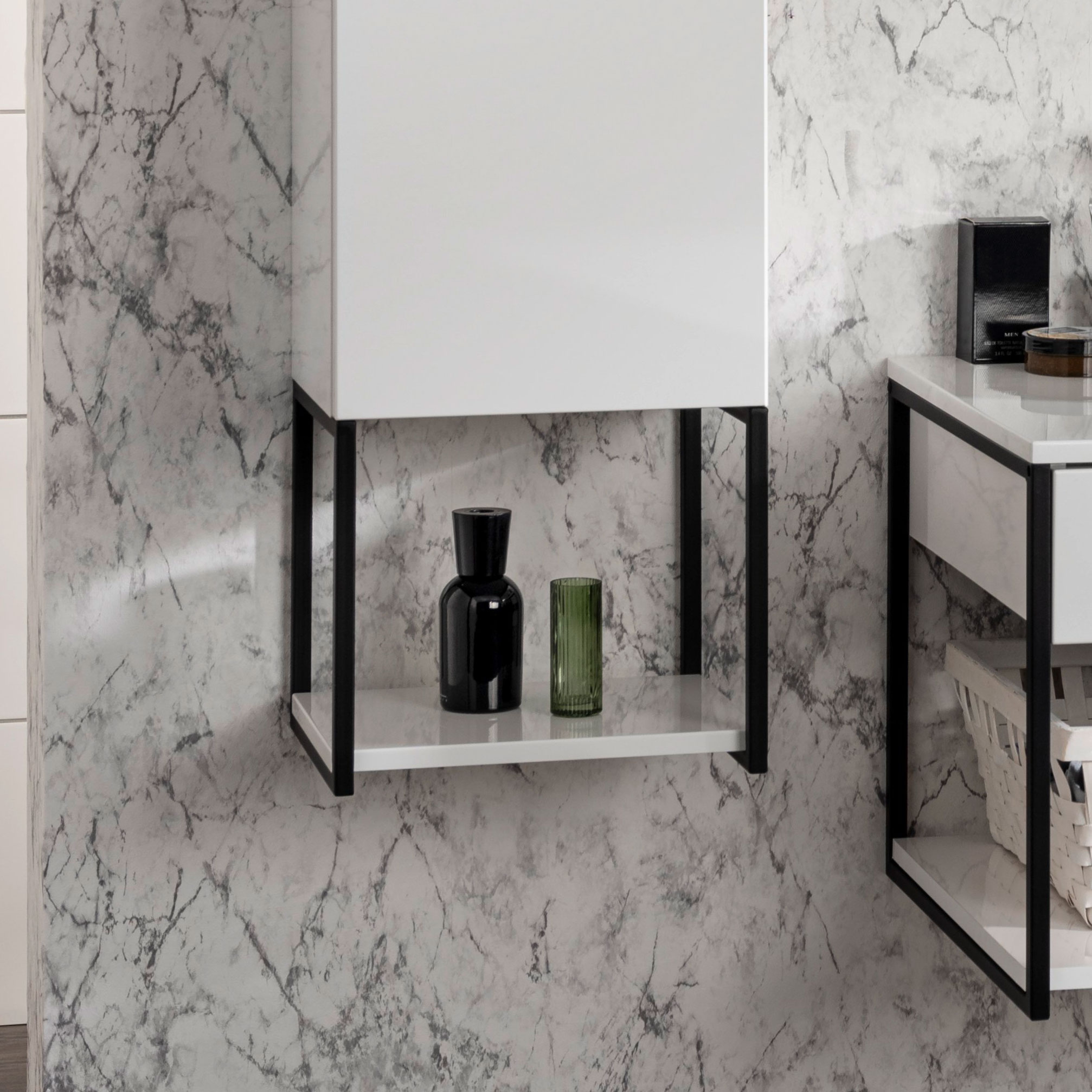 Fackelmann - New York Unterregal Für Midischrank 330 Mm Weiß