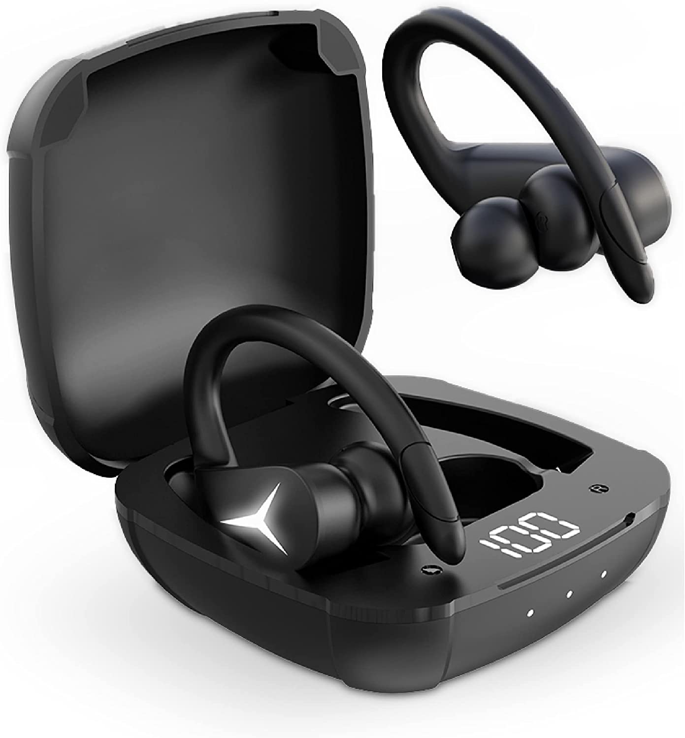 Ksix Schwarz Kabellose Kopfhörer Sport Buds - Bild 2