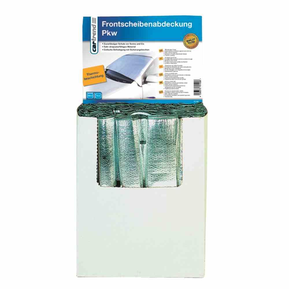 Cartrend Versilbert Frontscheibenabdeckung Anti-Eis-Folie Für Pkw