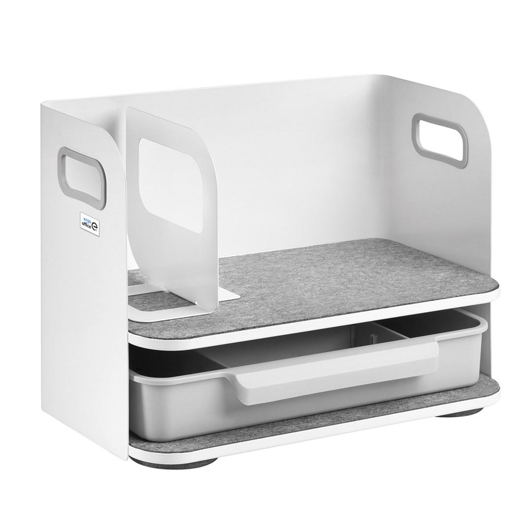 Maclean Weiss Schreibtisch Accessoire, Ergo - Bild 4