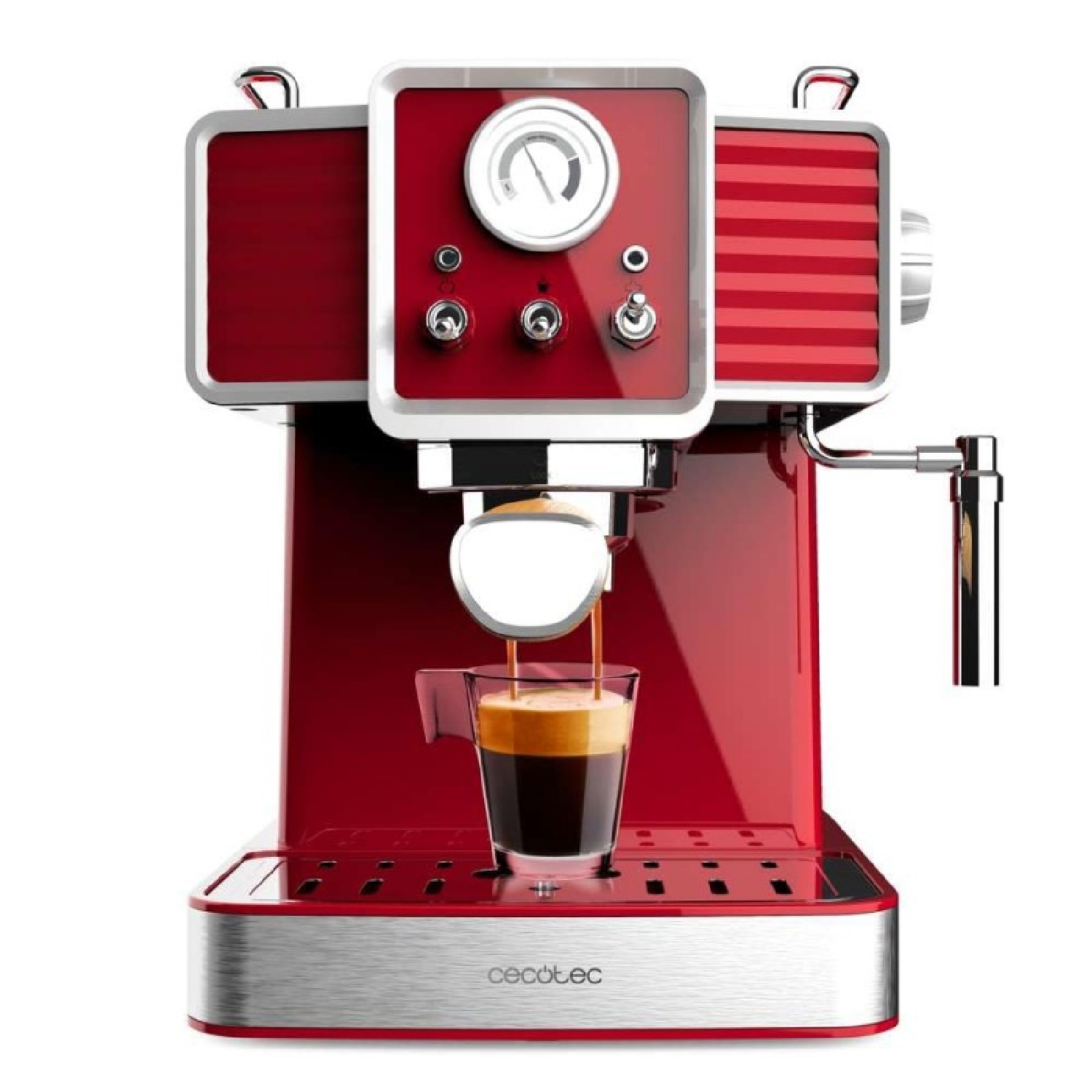 Joom Cecotec Rot Power Espresso 20 Tradizionale Espressomaschine 20 Bar - Bild 6