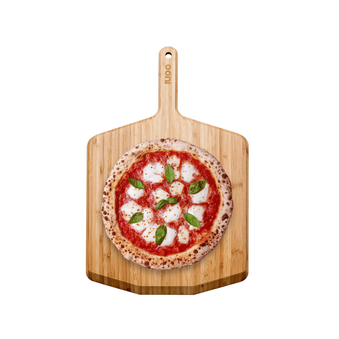 Ooni Pizza Schaufel Wood 16 – Grillschale/Grillpfanne/Grillgeschirr – braun
