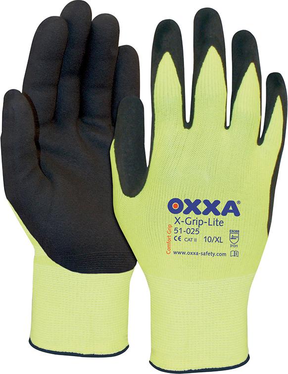Oxxa Schwarz/Gelb Schutzhandschuhe, Arbeitshandschuhe (10) - Bild 3