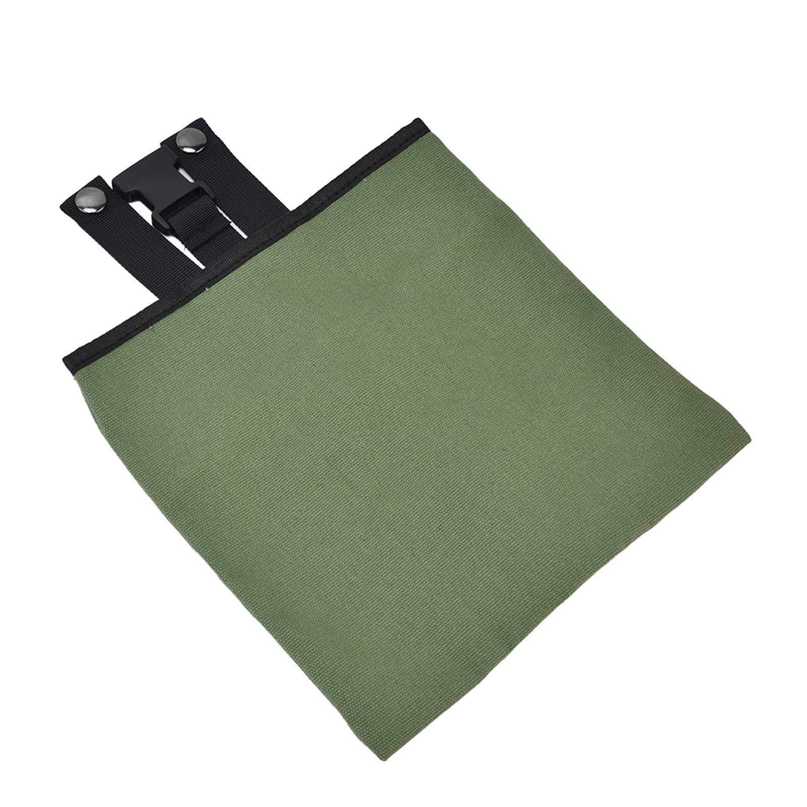 Sac de cueillette pliable en toile épaisse, ceinture porte-outils, vert militaire