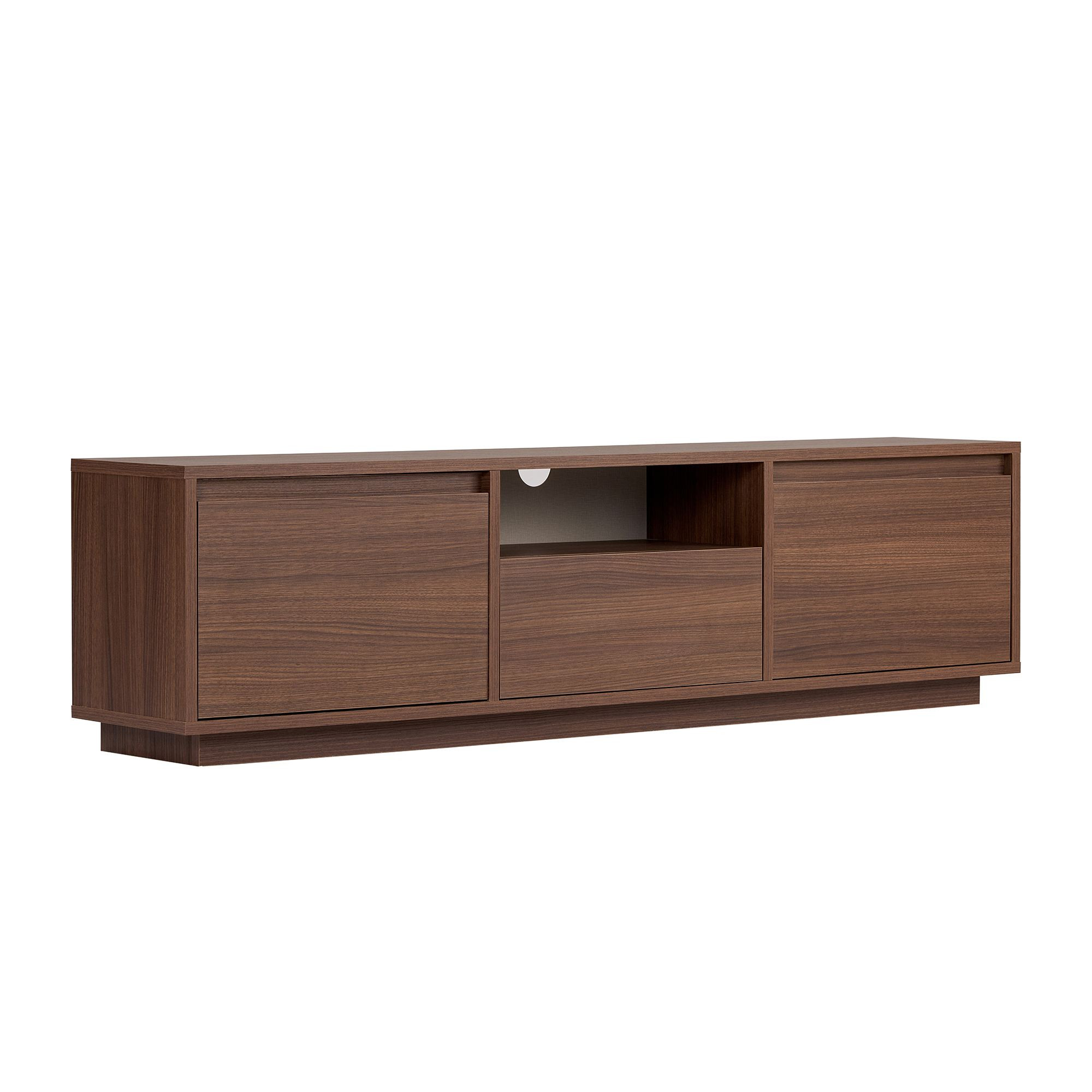 Habitat Et Jardin – Meuble Tv En Bois Mélaminé Marron – Dimensions 160