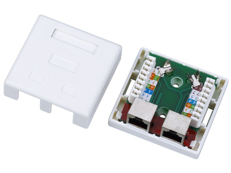 Alan Weiß - A-Lan - Ftp-Anschluss Cat 5E 2 X Rj45 Mjpeg (Gn004)