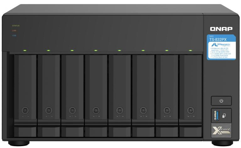 Qnap Ts-832Px-4G Nas System 8-Bay Größe 8 - Bild 6