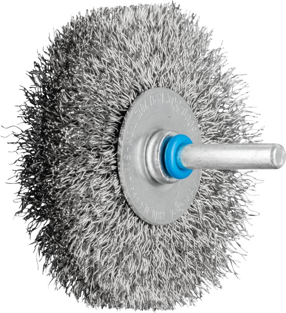 Brosse ronde sans contact rbu ø 70 x 15 mm ø tige 6 mm ø fil en acier inoxydable 0,30 10 pièces Y181582 — photo de l’offre ManoMano