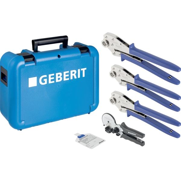 Geberit Mepla Handpresszange Presswerkzeug 16-26mm komplett im Koffer 690486004 - Image 3