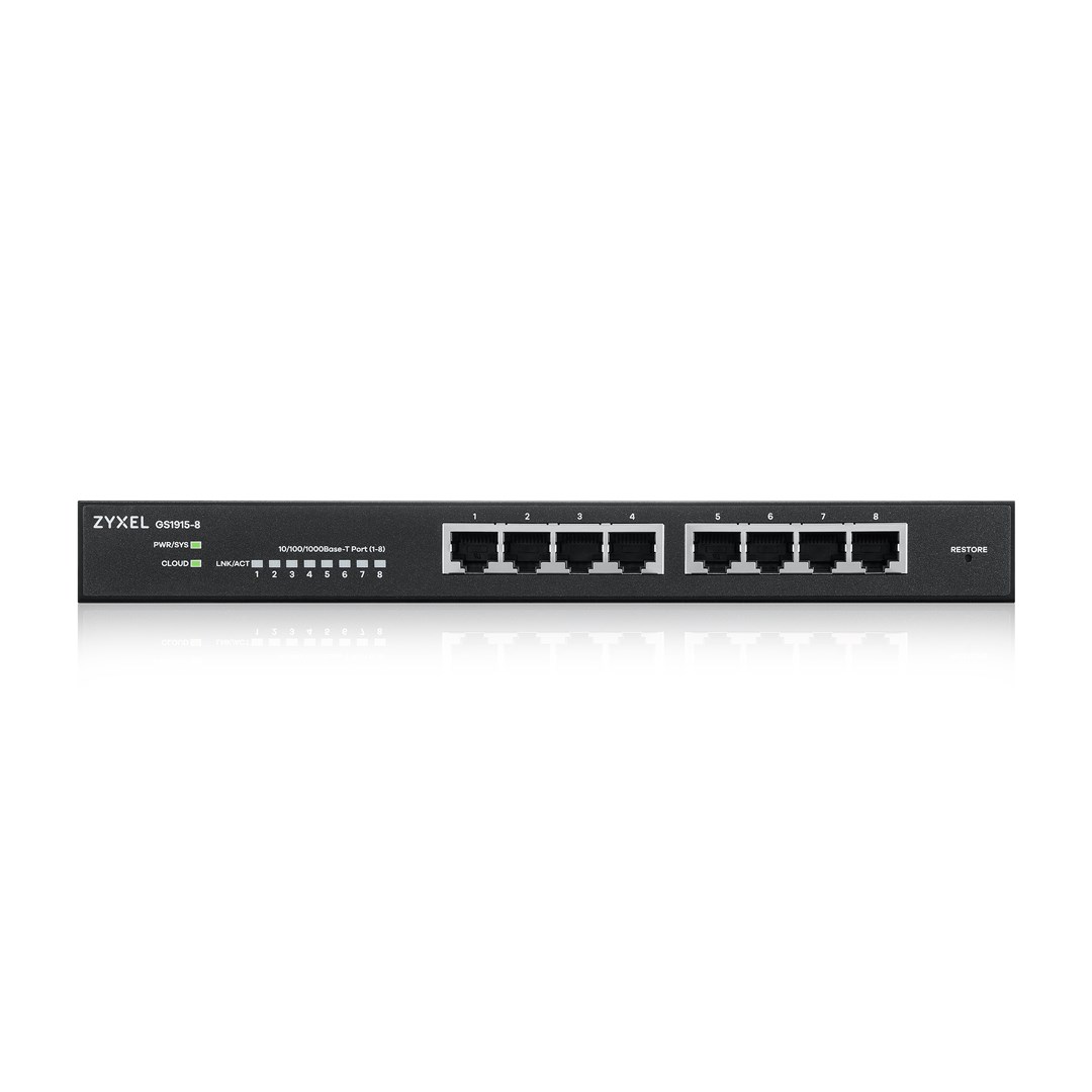 ZyXEL GS1915-8 8-Port GbE Smart Managed Switch