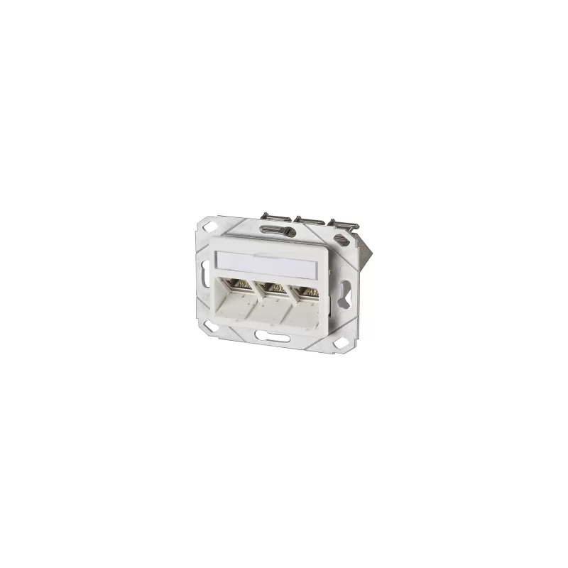 1309131102-E - Datenanschlussdose reinweiss 3xRJ45 E-DATModul Cat.6 8(8)UPk, 1309131102-E - Aktionsartikel - Bild 5