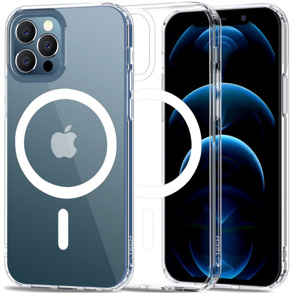 Tech-Protect MagMat MagSafe Case for iPhone 12 12 Pro - Transparent - Bild 3
