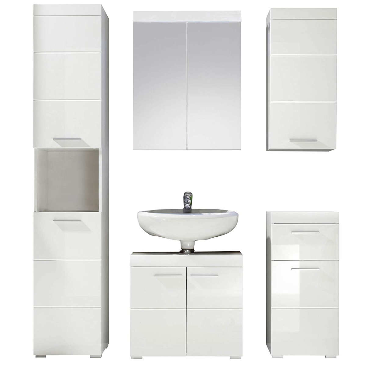 Trendteam Weiss Badmöbelset, Amanda - Image 2