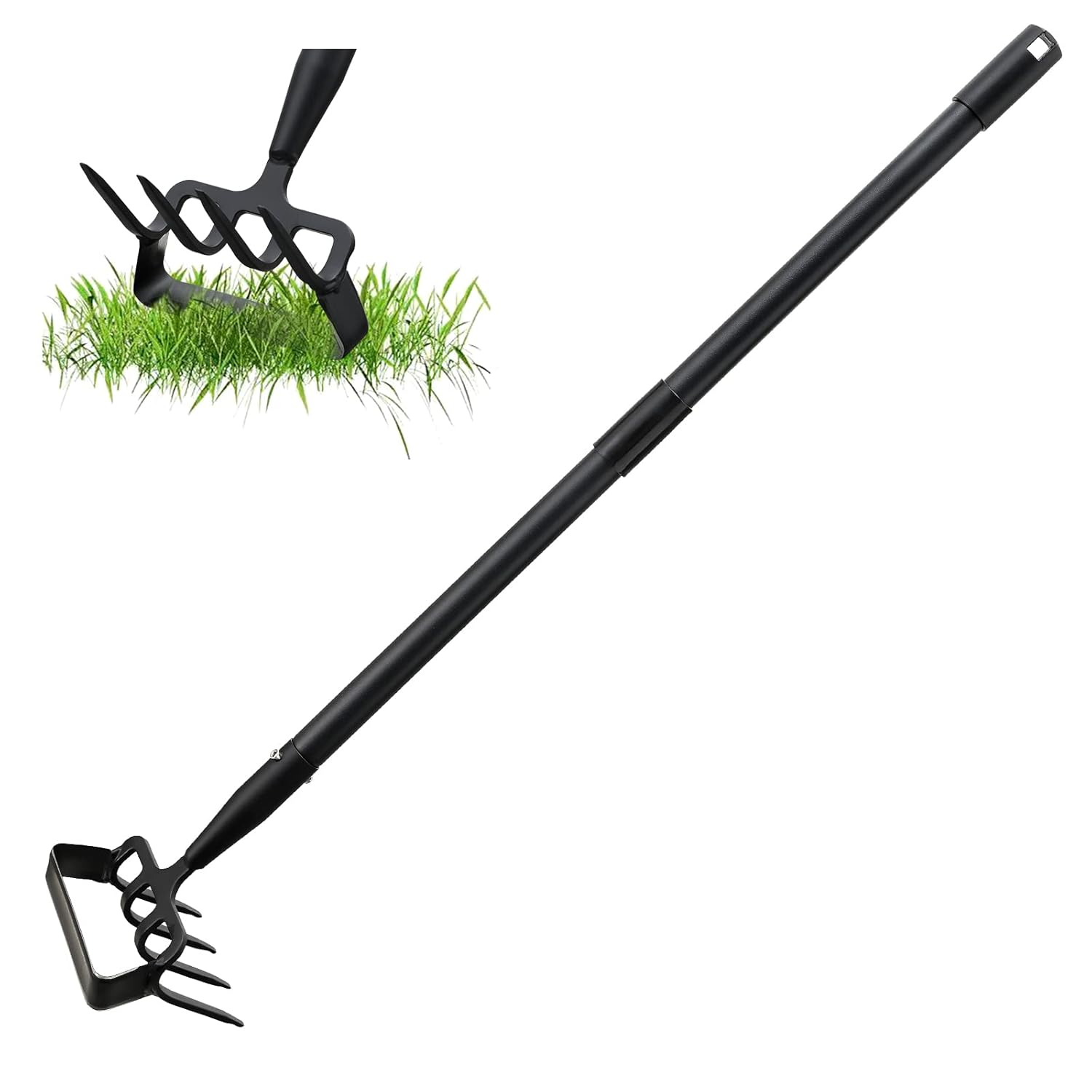 Zappa Da Giardino Con Rastrello, Zappa A 3 Denti Per Arare E Diserbare COOCHEER