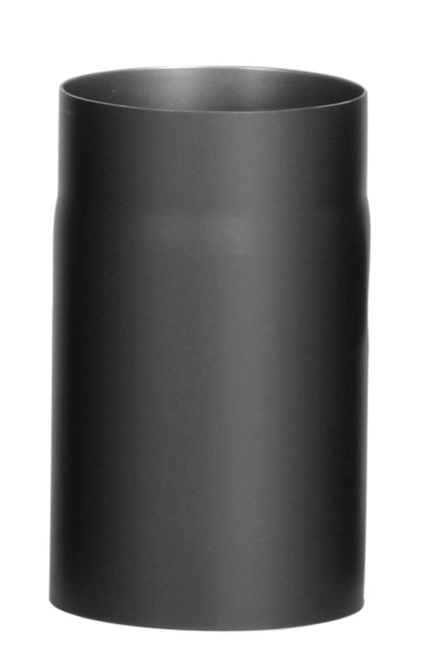Firefix - Ofenrohr Ø 150 Mm 25 Cm Schwarz Rohr Ofen Kamin Kaminrohr Rauchrohr