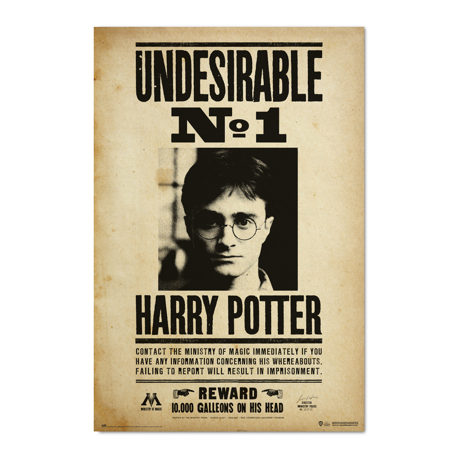 Erik Marron Poster Harry Potter Undesirable Number 1 - Image 3