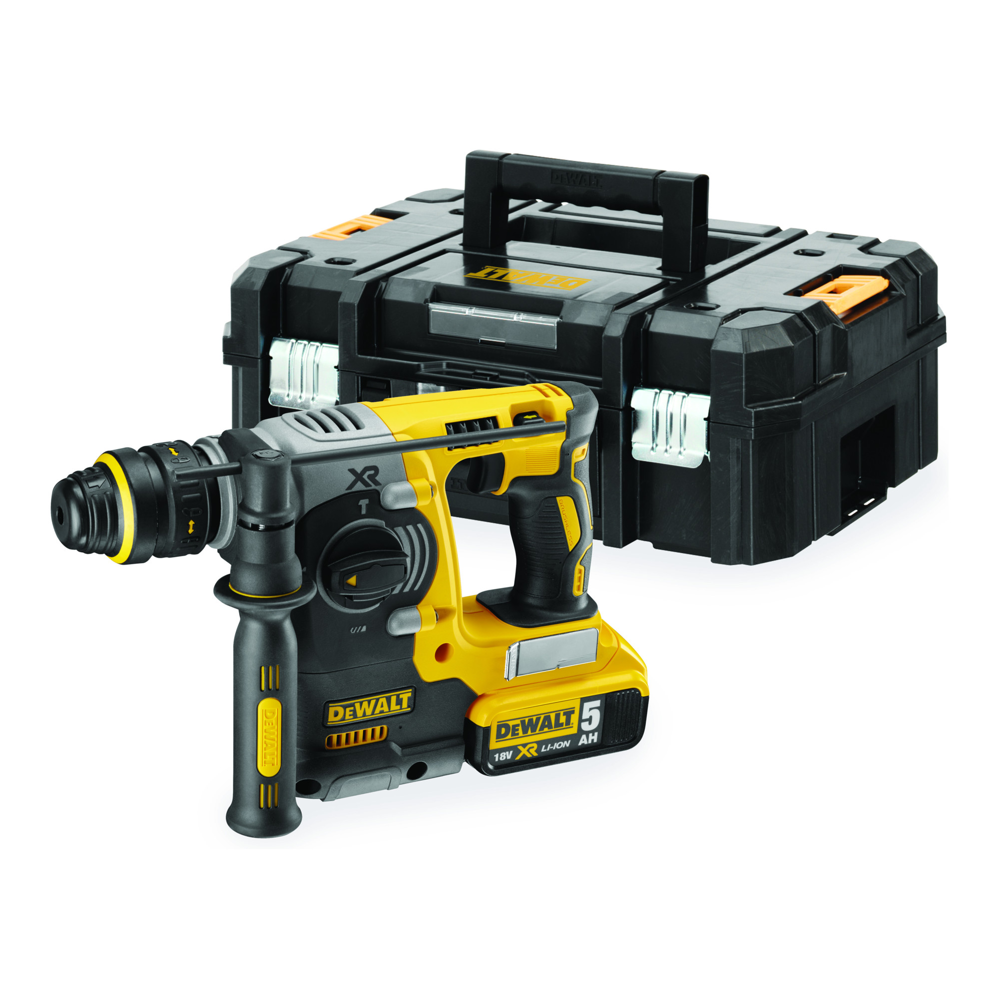 Dewalt Akku-Bohr- Und Meißelhammer Im Koffer - 18 V - + 2 Akkus - Bild 6