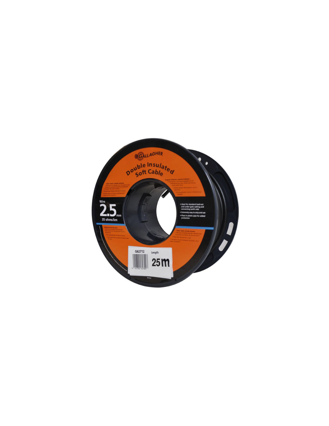 Gallagher Gris Flexibles Erdungskabel Für Elektrozaun 35 Ohm/Km - Image 2