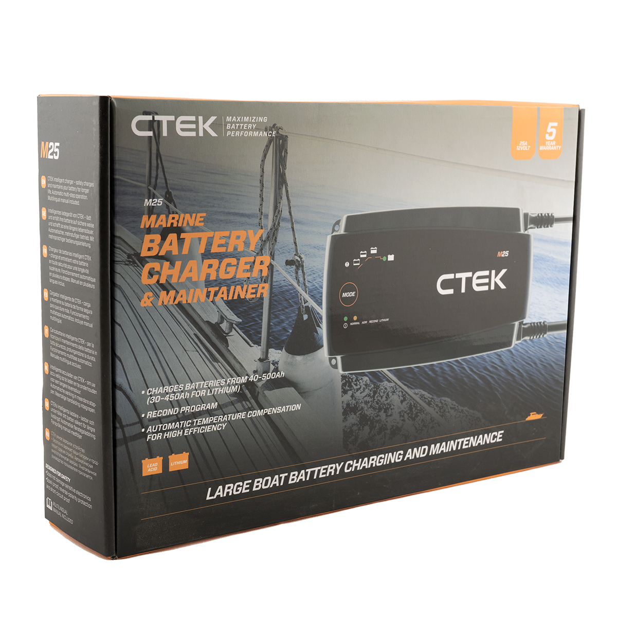 Ctek M25 Eu 40-201 Automatikladegerät 12 V 25 A