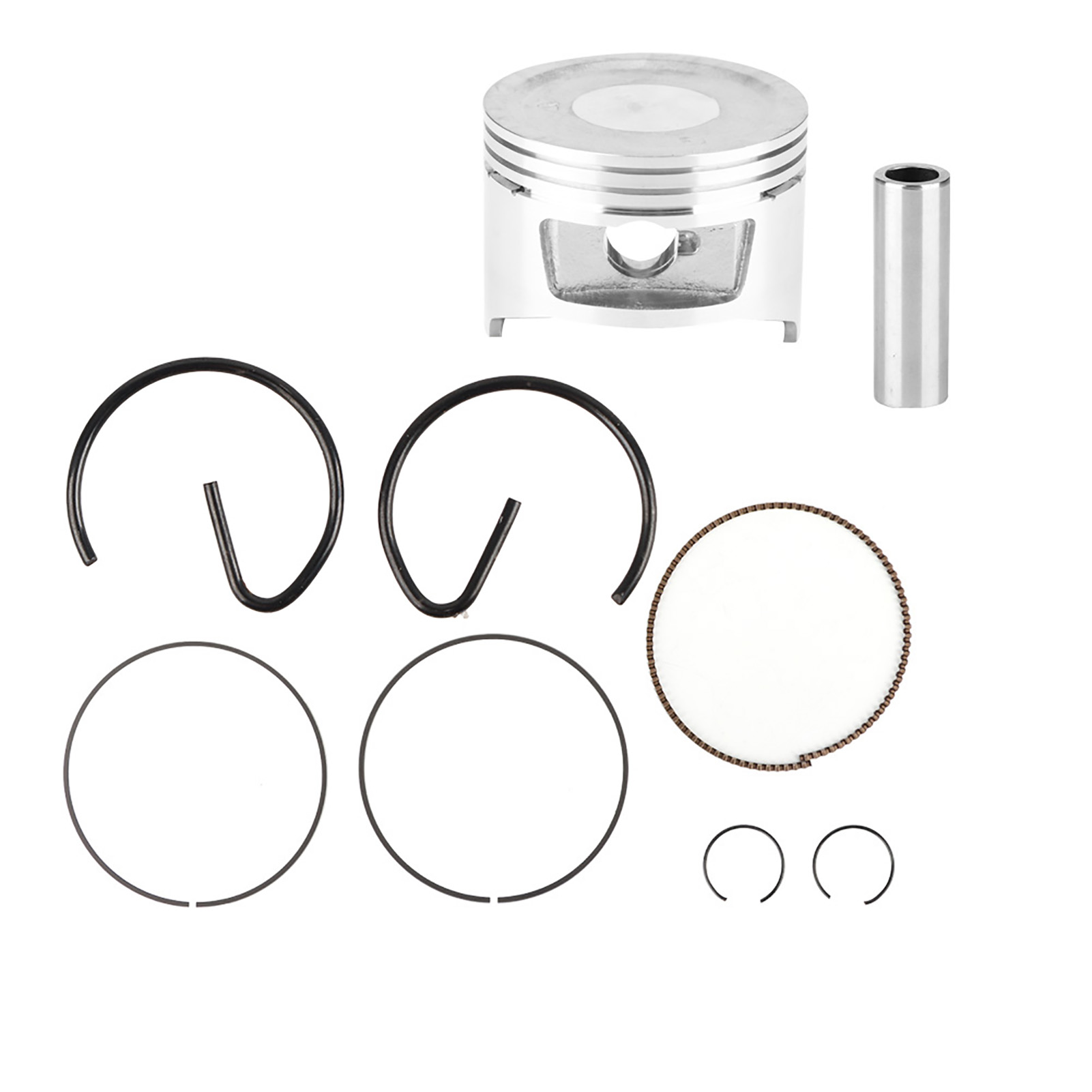 Ensemble piston pour groupe électrogène 190F/GX420 en aluminium, 5 segments, 2 ressorts, 1 axe