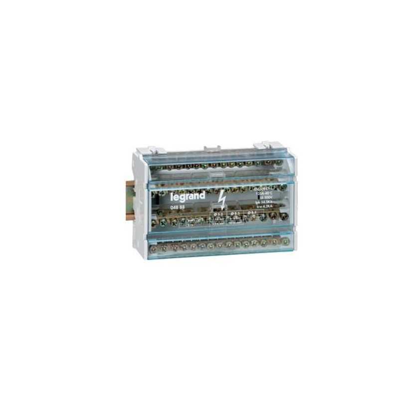 4886 Morsettiere 125a 4 Poli 6 Moduli