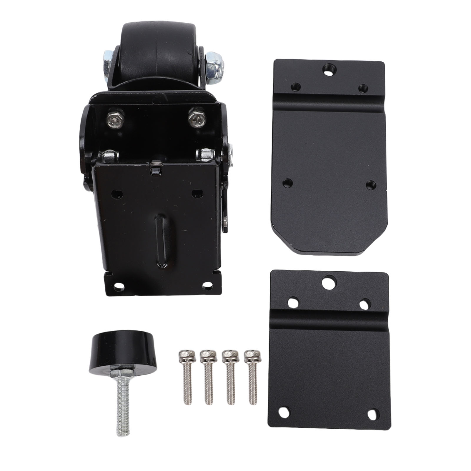 Roues avant pliables pour boîte à outils roulante, acier haute résistance, capacité 200 lb
