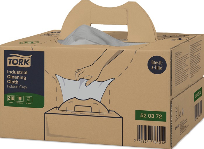 Tork 520372, Papier, Grau, 355 mm, 210 Stück(e), 238 mm, 374 mm - Image 3