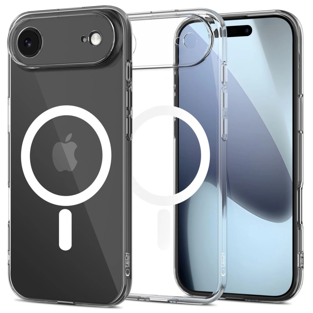 Tech-Protect FlexAir MagSafe Case für iPhone 17 Air – Transparent (Apple iPhone 17 Pro), Smartphone Hülle, Transparent - Bild 2