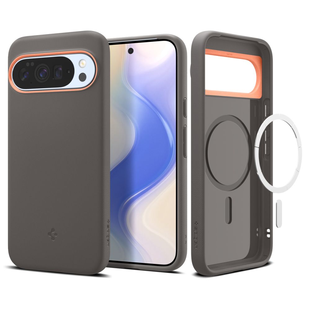 Spigen - Caseology Nano Pop MagSafe - Google Pixel 10 Pro XL - Papaya Grey (Google Pixel 10 Pro XL), Smartphone Hülle, Mehrfarbig, Grau - Bild 3