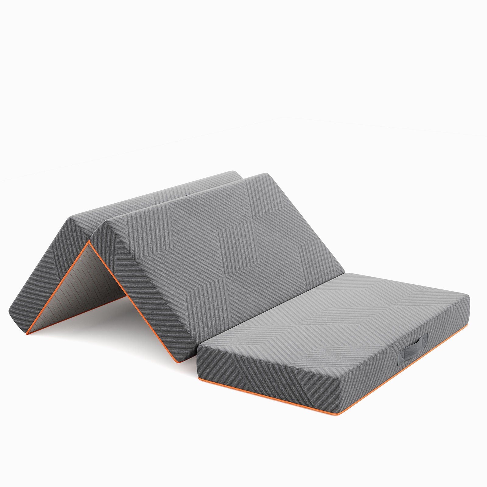 Matelas Pliable 120x190x15cm Mousse Mémoire Gel Lit D’appoint