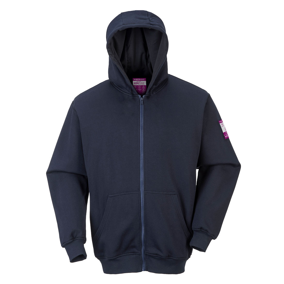 Portwest Kapuzensweatshirt Mit Reißverschluss Marine S - Fr(38-40) - Uk(30-32)