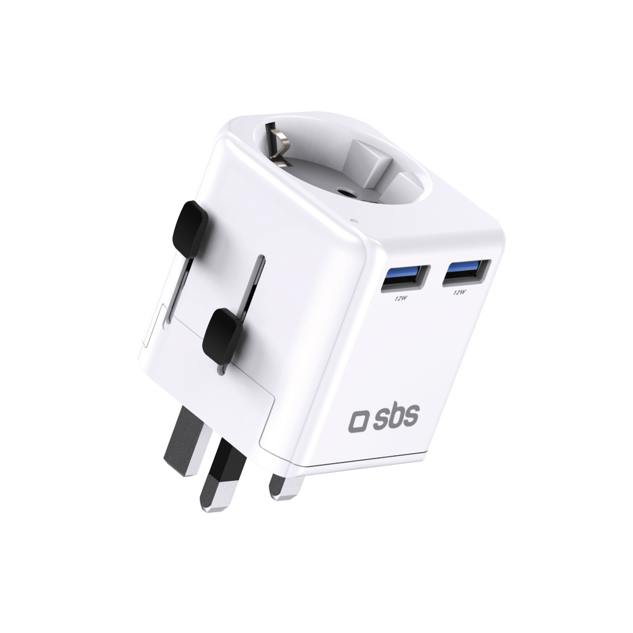 Sbs Universeller Teadapteunnd 2500W Usb 2 Ports - Image 2