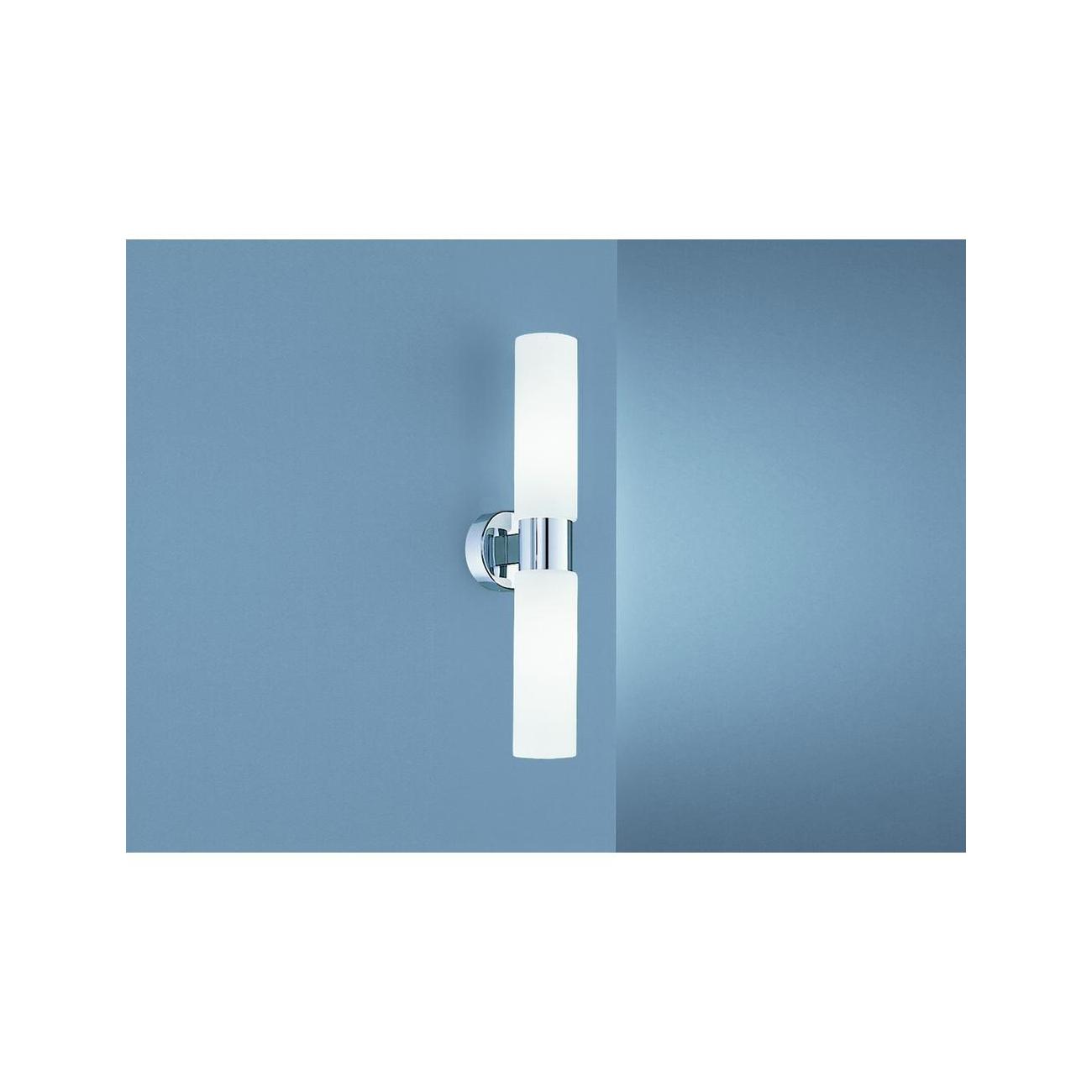 Böhmer-Ag Grau Wandanbauleuchte 2X40w Chrom Wandleuchte Leuchte Beleuchtung Lampen Wanddeko Top