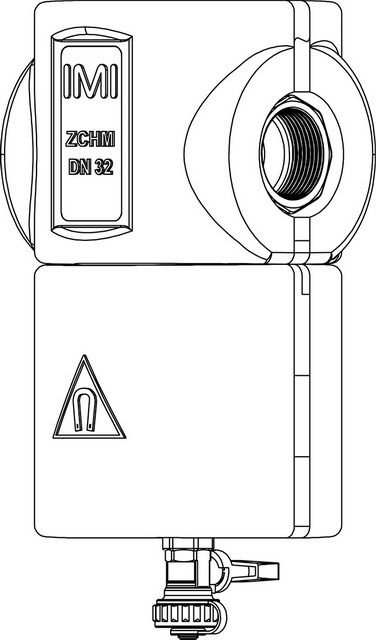 Heimeier Pneumatex Abscheider Zeparo Cyclone Dirt Und Magnetit Zcdm Set 25, 7897525