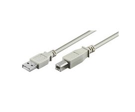 Microconnect Weiß Usb 2.0 A-B-Kabel 2 M