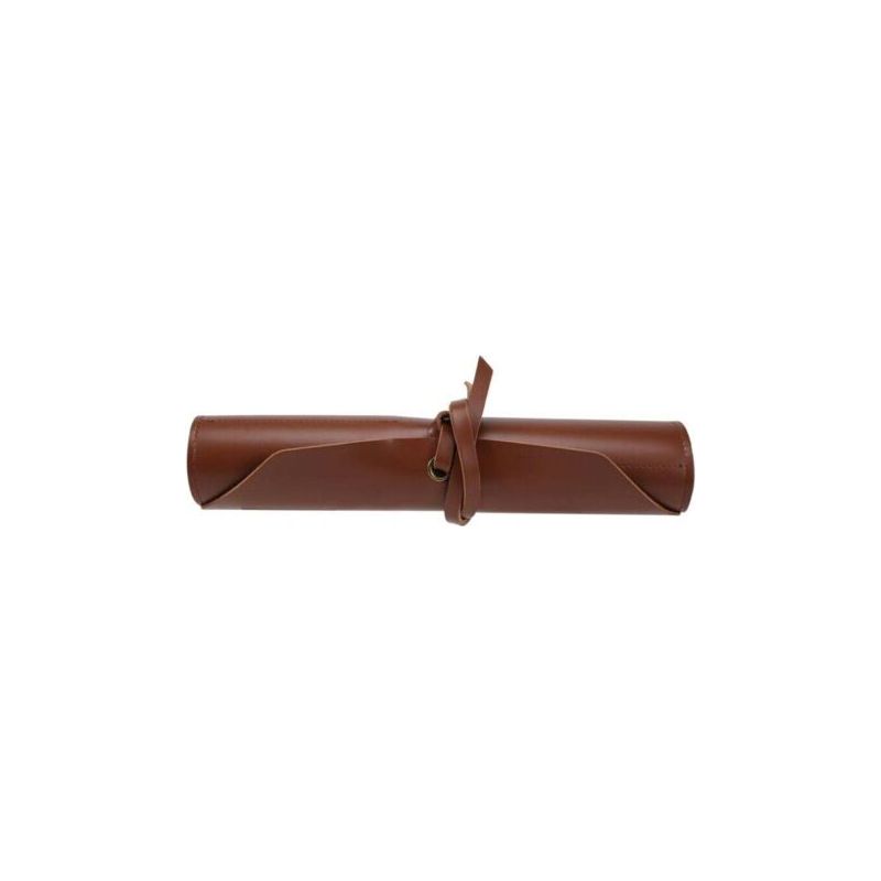 Trousse à outils en cuir marron, sac multifonctionnel à compartiments, SNQ