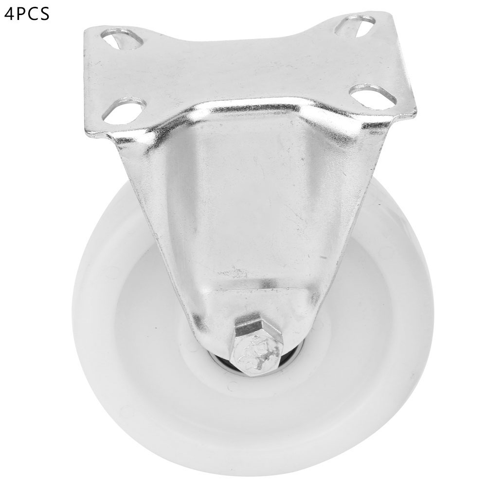 Roulette pivotante 5 pouces en PP et acier, 125 mm, charge 120 kg, lot de 4
