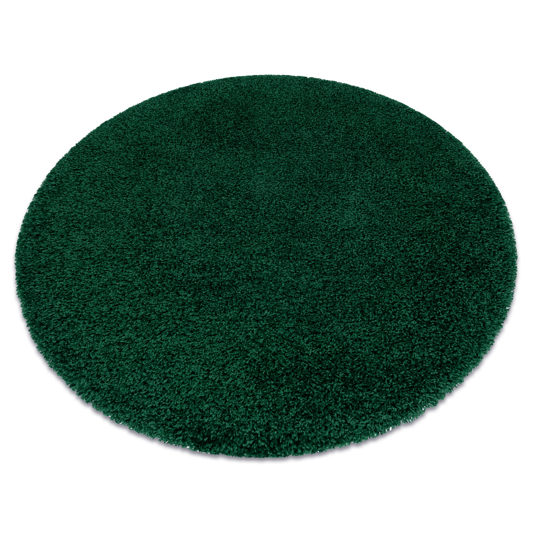 Rugsx - Tapis Soffi Cercle Shaggy 5cm Bouteille Verte Green Cercle 100